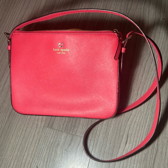 Kate Spade pink leather shoulder bag/crossbody - Picture 7 of 10